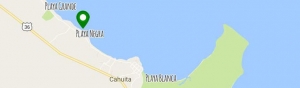 Mapa Cahuita Playa Negra