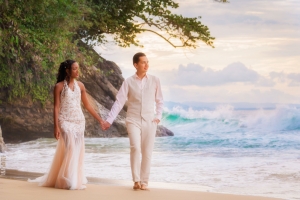 Fotos de novios en la Playa en Puerto Viejo y Cahuita